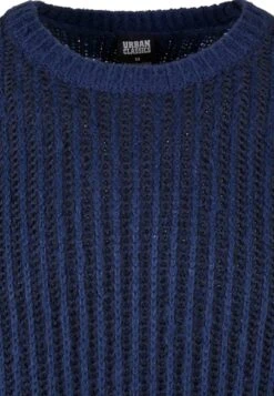 URBAN CLASSICS Two Tone- Trui - Darkblue Midnightnavy -Urban Classics 9e845e31a64a4adaa38c3308af00648b