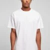 URBAN CLASSICS Recycled Curved Shoulder Tee - T-Shirt Basic - White