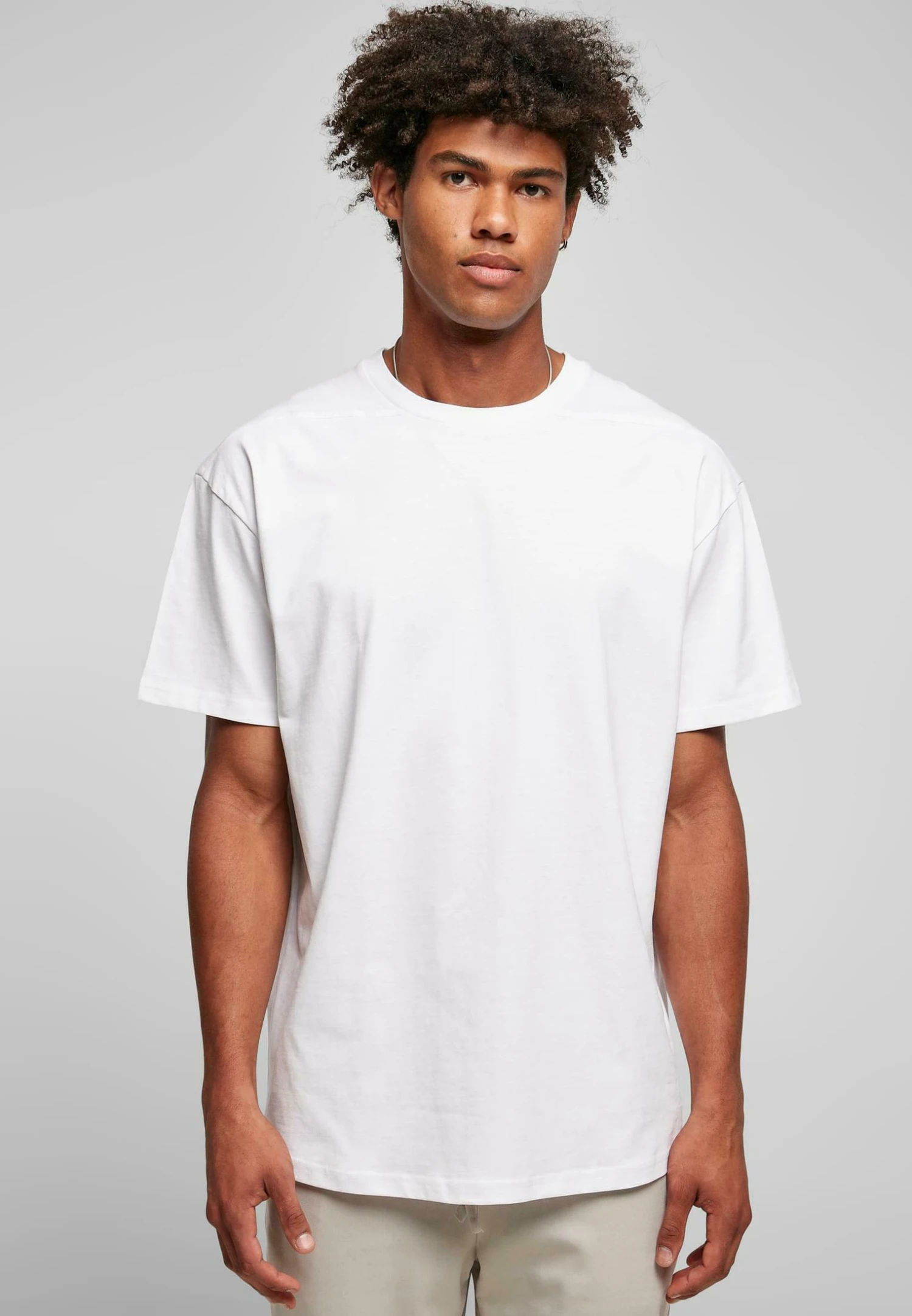 URBAN CLASSICS Recycled Curved Shoulder Tee - T-Shirt Basic - White 3 URBAN CLASSICS Recycled Curved Shoulder Tee - T-Shirt Basic - White