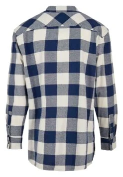 URBAN CLASSICS Overhemd - Darkblue Cream -Urban Classics 9f15515fc9a34542917d51d1e283608f