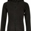 URBAN CLASSICS Zip - Fleecejas - Black