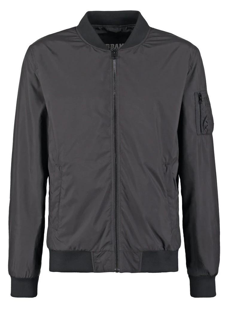 URBAN CLASSICS Light Bomber Jacket - Bomberjacks - Black 9 URBAN CLASSICS Light Bomber Jacket - Bomberjacks - Black - Afbeelding 7