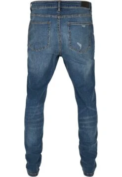 URBAN CLASSICS Heavy Destroyed Slim Fit Jeans - Slim Fit Jeans - Blue Heavy Destroyed Washed -Urban Classics a10784799deb4f64b19e7ec70e423c33