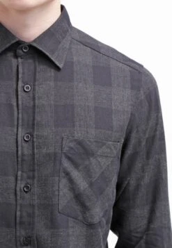 URBAN CLASSICS Checked - Overhemd - Black -Urban Classics a1bfc28a77344ec6949c768bd3588270