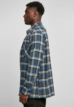 URBAN CLASSICS Herren - Overhemd - Darkblue Whitesand -Urban Classics a224253cb9f443c4986f622dbd1e3ef4