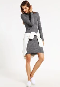 URBAN CLASSICS Ladies Rib Dress - Gebreide Jurk - Charcoal -Urban Classics a29392572555472c93be03fa7b6a52d4