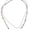 URBAN CLASSICS Various Pearl Layering 2-Pack - Ketting - Multicolor
