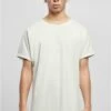 URBAN CLASSICS Long Shaped Turnup- T-Shirt Basic - Lightgrey