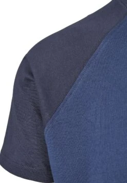 URBAN CLASSICS Raglan Contrast- T-Shirt Print - Darkblue -Urban Classics a5f52092423648a4a697f350411f97c1