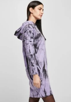 URBAN CLASSICS Tie Dye- Jerseyjurk - Black Lavender -Urban Classics a63a1dc9d55946a4a24294fb5405d08c