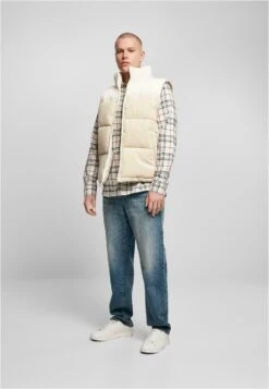 URBAN CLASSICS Cord- Bodywarmer - Whitesand -Urban Classics a6449fa2b9914a5c9adb67055eb8006b