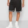 URBAN CLASSICS Premium Stripes - Shorts - Black