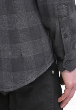 URBAN CLASSICS Checked - Overhemd - Black -Urban Classics a675c54dd7484170b206517dbecd7ae1