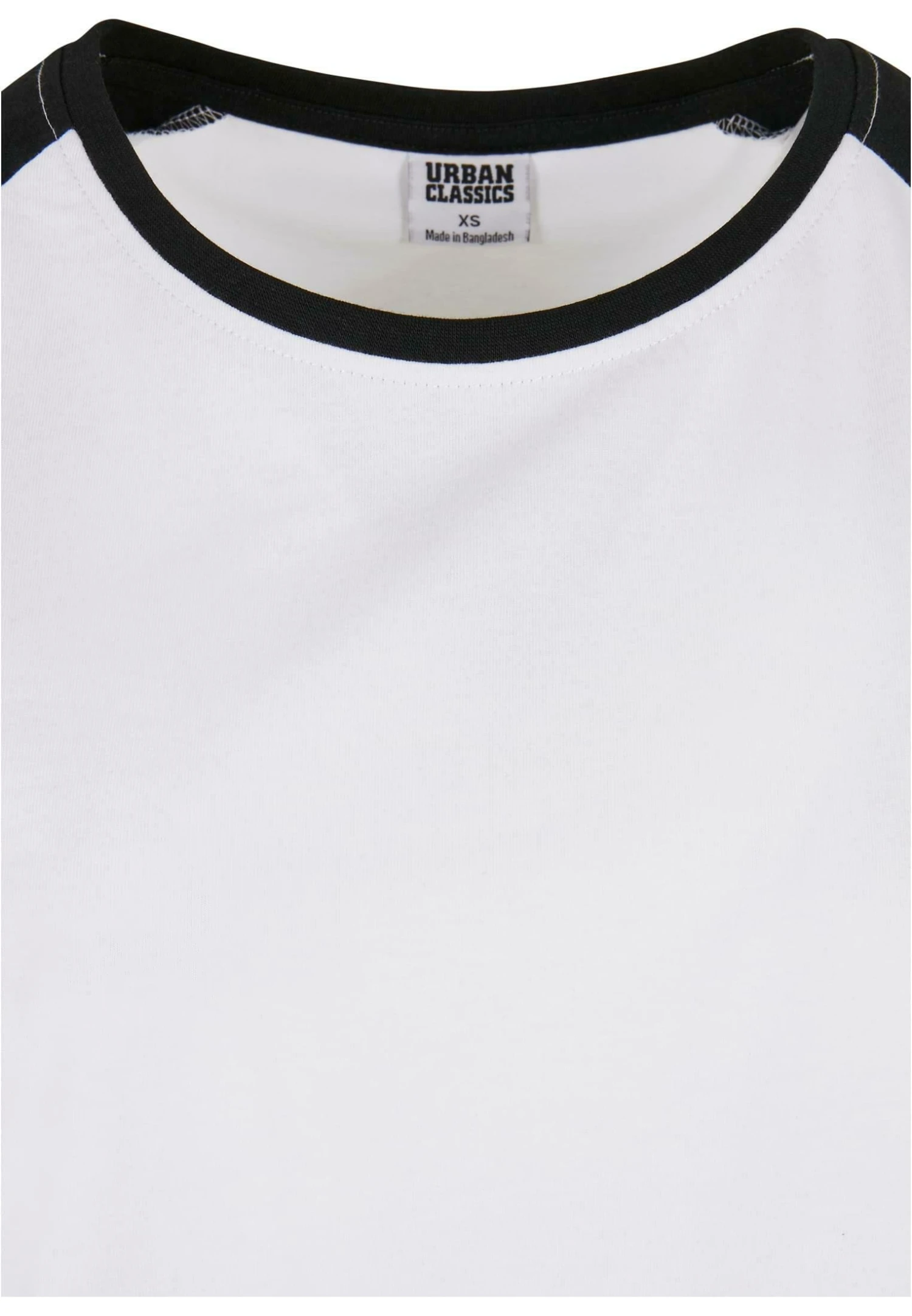 URBAN CLASSICS Raglan Tee - Jerseyjurk - White Black 9 URBAN CLASSICS Raglan Tee - Jerseyjurk - White Black - Afbeelding 7