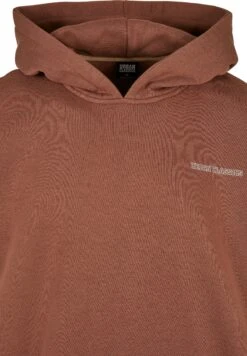 URBAN CLASSICS Oversized Logo Hoody - Hoodie - Bark -Urban Classics a67ba31070c64ee1b3279df759c52368
