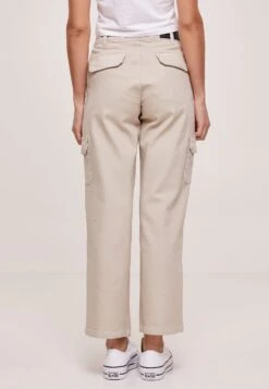 URBAN CLASSICS High Waist - Flared Jeans - Offwhite Raw -Urban Classics a733dcebf0e34ee6a3cd195968979a48