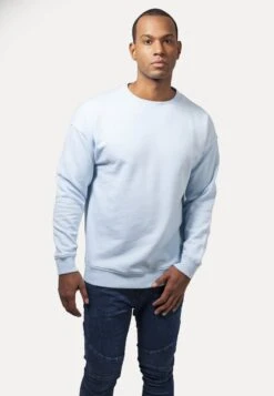 URBAN CLASSICS Crewneck - Sweater - Babyblue