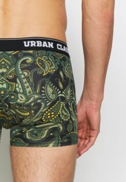 URBAN CLASSICS Shorts 3 Pack - Onderbroeken - Dark Green / Black -Urban Classics a7d91d7eaf684397abb8a96f8189e0d9