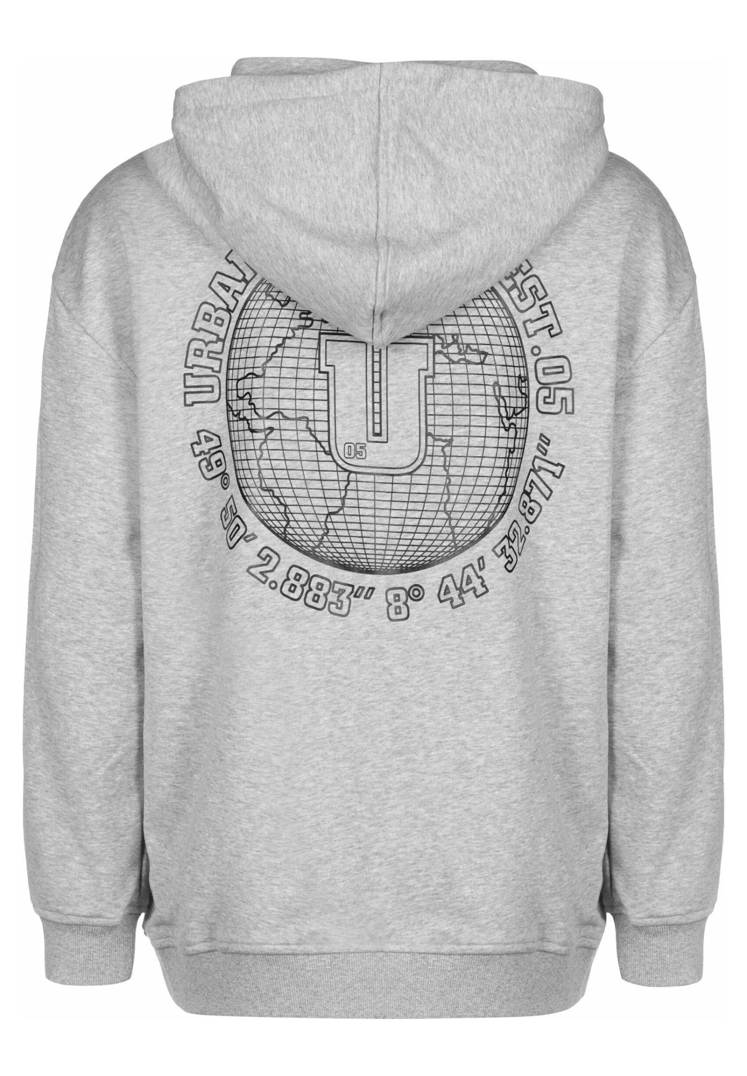 URBAN CLASSICS Hoodie - Grey 4 URBAN CLASSICS Hoodie - Grey - Afbeelding 2