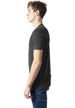 URBAN CLASSICS Fitted Stretch Tee - T-Shirt Basic - Charcoal -Urban Classics a892d68002b044b283ddb82aa4db2f91