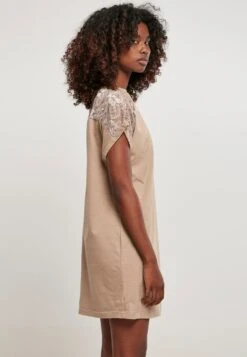 URBAN CLASSICS Ladies Lace Tee Dress - Jurk - Softtaupe 10 URBAN CLASSICS Ladies Lace Tee Dress - Jurk - Softtaupe -Urban Classics a8a9c9dbfee348d081e9145115e1c3f5