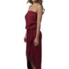 URBAN CLASSICS Bandeau- Maxi-Jurk - Burgundy -Urban Classics a9822ed7a2204930a62f16f1fe8ed13a