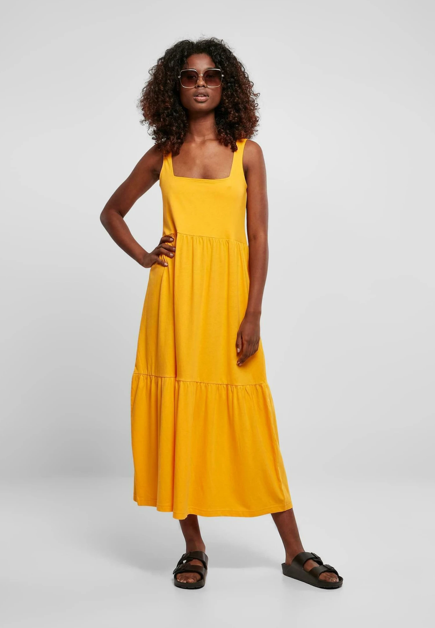 URBAN CLASSICS 7/8 Length Valance Summer - Jerseyjurk - Magicmango 4 URBAN CLASSICS 7/8 Length Valance Summer - Jerseyjurk - Magicmango - Afbeelding 2