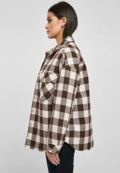 URBAN CLASSICS Langarm - Overhemdblouse - Pink Brown 13 URBAN CLASSICS Langarm - Overhemdblouse - Pink Brown -Urban Classics aa1d219f089d4fb29882f259104fed8c