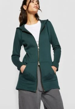 URBAN CLASSICS Parka - Sweater Met Rits - Bottlegreen -Urban Classics aa59526ef7ca4d37881f41c3040c2a7e