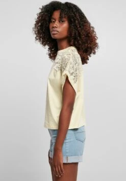 URBAN CLASSICS T-Shirt Print - Softyellow -Urban Classics ab05f5f77d584da8ab514911af946e98