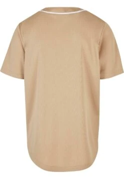 URBAN CLASSICS Baseball- Overhemd - Unionbeige White -Urban Classics ace70d3956b34a448a2976cc2182ee32
