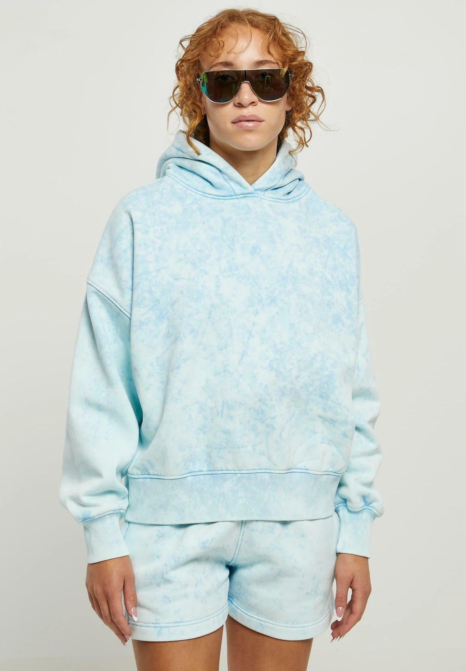 URBAN CLASSICS Towel Washed - Hoodie - Balticblue 3 URBAN CLASSICS Towel Washed - Hoodie - Balticblue