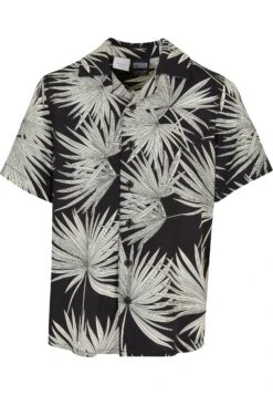 URBAN CLASSICS Frond Resort - Overhemd - Black