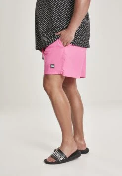 URBAN CLASSICS Block - Zwemshorts - Neonpink -Urban Classics af0610929e6d4bb88e1b91bde7a41e8d
