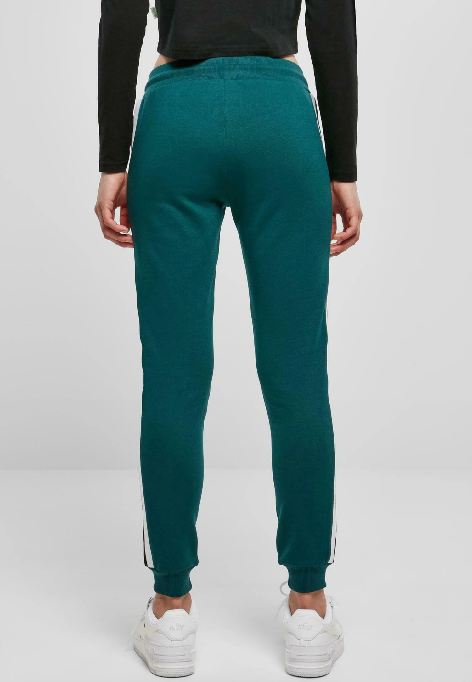 URBAN CLASSICS College Contrast - Trainingsbroek - Jasper White Black 5 URBAN CLASSICS College Contrast - Trainingsbroek - Jasper White Black - Afbeelding 3