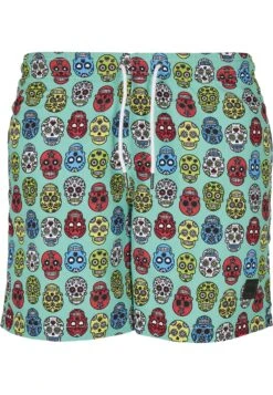 URBAN CLASSICS Pattern - Zwemshorts - Calavera Aop -Urban Classics af983c4d53fe4d62a0fee27d15d2642f
