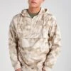 URBAN CLASSICS Camo Pull Over Windbreaker - Windjack - Sand