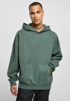 URBAN CLASSICS Garment Dye- Hoodie - Bottlegreen -Urban Classics b078e13de2f44d8f9a02196b7808b705