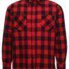 URBAN CLASSICS Checked - Overhemd - Black/Red -Urban Classics b10a540fb93f4e10ab17152122b6b3ef