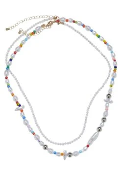 URBAN CLASSICS Various Pearl Layering And A - Ketting - Multicolor -Urban Classics b11cd392259748ba973bbf80df382abb