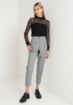 URBAN CLASSICS Ladies Double Layer - Longsleeve - Black -Urban Classics b1a8c00aedb2438fa3291b908bae76d0