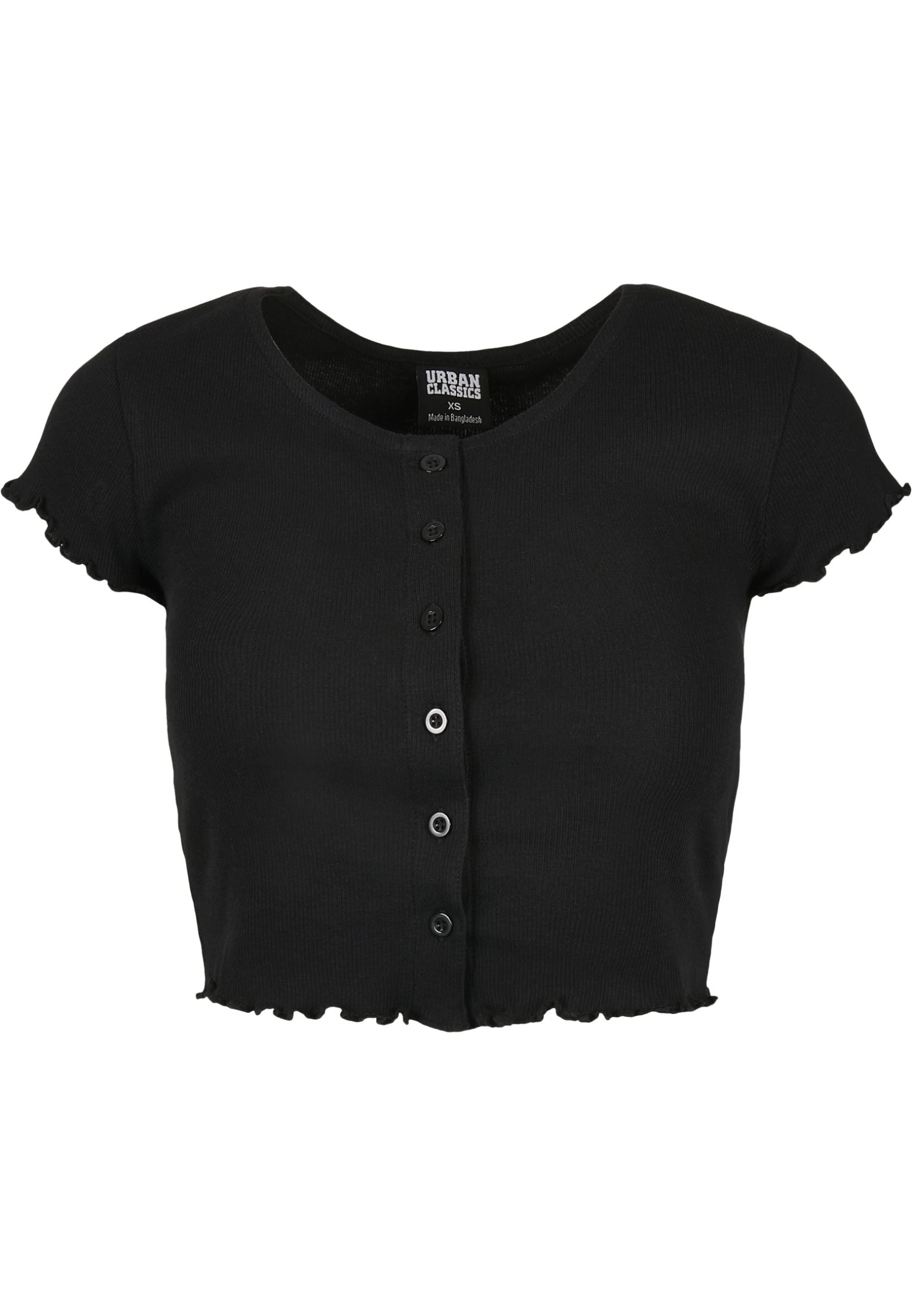 URBAN CLASSICS Cropped- Vest - Black 8 URBAN CLASSICS Cropped- Vest - Black - Afbeelding 6