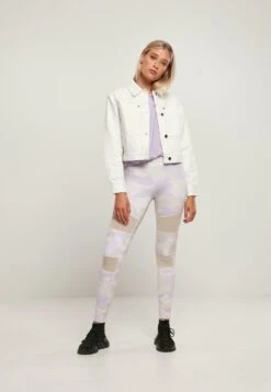 URBAN CLASSICS Ladies Short Boxy Worker Jacket - Spijkerjas - White -Urban Classics b3876c11fe0646c78d4d76889232e4ef