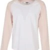 URBAN CLASSICS Contrast Raglan- Longsleeve - White Pink 2 URBAN CLASSICS Contrast Raglan- Longsleeve - White Pink -Urban Classics b3adf7fcde73419eb10bf79d7bfe9af9