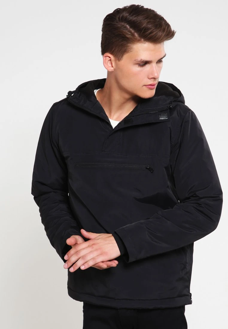 URBAN CLASSICS Padded Pull Over Jacket - Jas - Black 3 URBAN CLASSICS Padded Pull Over Jacket - Jas - Black