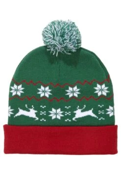 URBAN CLASSICS Christmas Set - Sjaal - Green/Red -Urban Classics b44fb04127d34834a84da1ad3b234d77