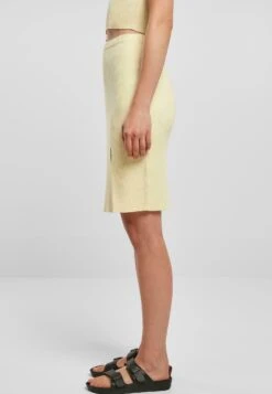 URBAN CLASSICS Kokerrok - Softyellow -Urban Classics b5d3b379bb8749dc9eda9665a666635e