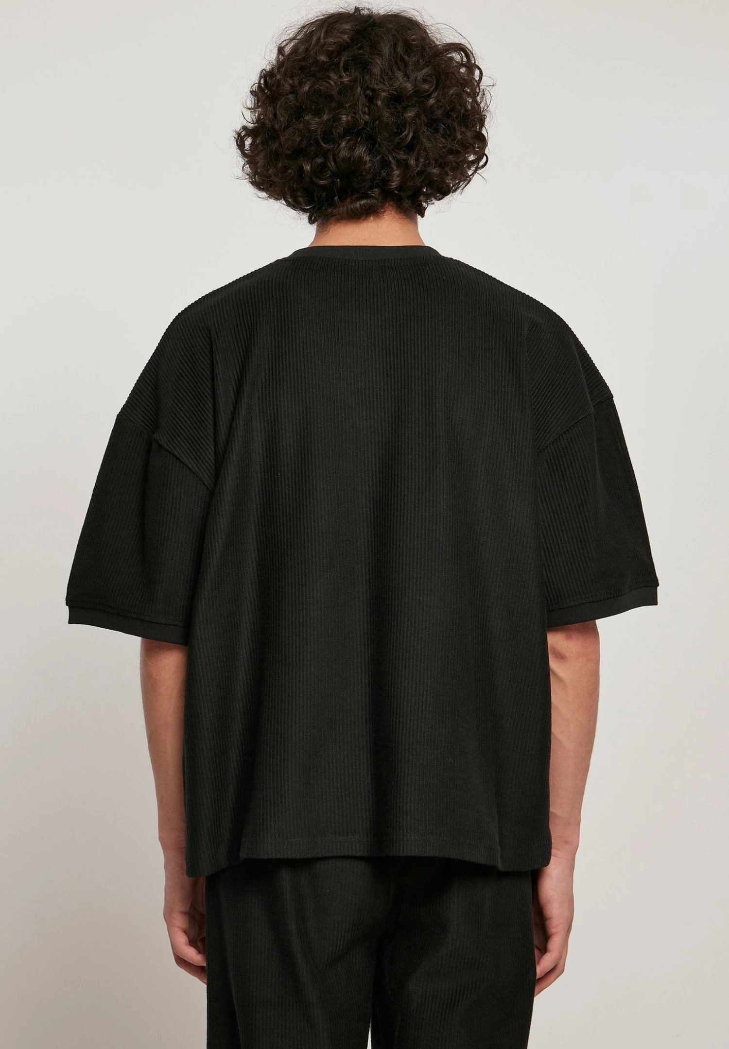 URBAN CLASSICS Terry Boxy - T-Shirt Basic - Black 5 URBAN CLASSICS Terry Boxy - T-Shirt Basic - Black - Afbeelding 3