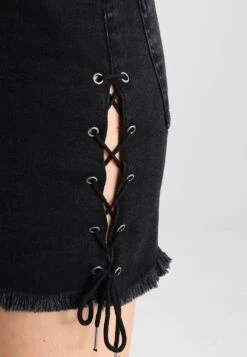 URBAN CLASSICS Lace Up Skirt - Jeansrok - Black Washed 12 URBAN CLASSICS Lace Up Skirt - Jeansrok - Black Washed -Urban Classics b640a201abd44b51a75e2a2a36fbc71c