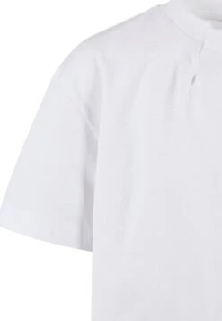 URBAN CLASSICS Pleat- T-Shirt Basic - White -Urban Classics b7a4274a6e1043328cc5117bcc629f8b